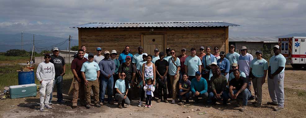 JTF-Bravo volunteers build home for local family